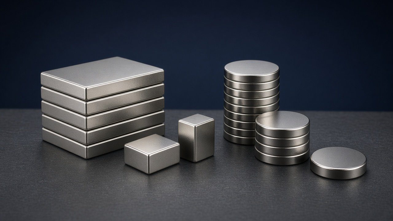 Neodymium block magnets
